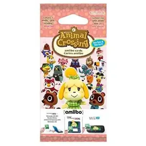 Nintendo Paquet De 3 Cartes Animal Crossing Serie 4 Nintendo pas cher