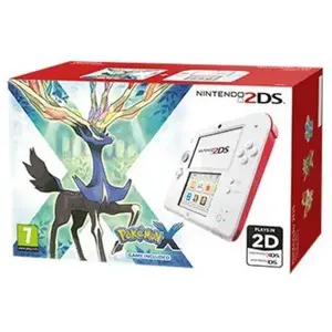 Console Nintendo 2ds Blanc / Rouge + Pokemon X - Console Nintendo 2ds ... pas cher