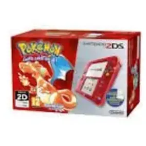 Nintendo 2ds - Console De Jeu Portable - Rouge Transparent - Pokemon R... pas cher