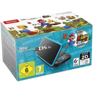 New Nintendo 2ds Xl - Noir/Turquoise + 1 Code De Téléchargement Pour S... pas cher