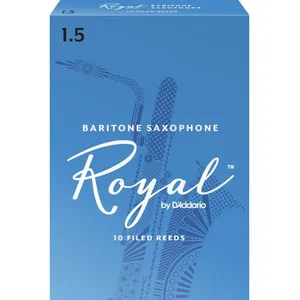 Comparateur de prix : Rico D'Addario RLB1015 - Anches saxophone baryton, force 1.5, boîte de 10