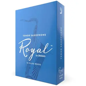 D'Addario Woodwind Rico Anches Rico Royal pour saxophone ténor, force 2.0, pack de 10