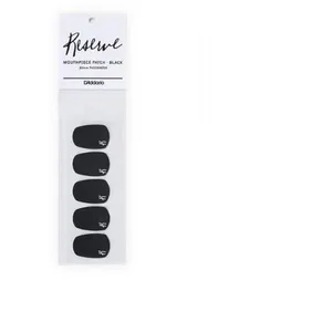 Rico D'Addario D'addario Rmp01b - 5 Pastilles Protège-Becs Noir 0,80 Mm pas cher
