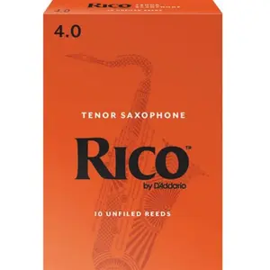 Comparateur de prix : Rico D'Addario RKA1040 - Anches saxophone ténor, force 4 , boîte de 10