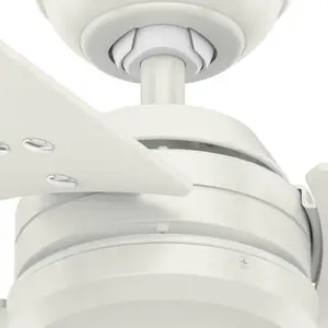 Hunter Fans - Ventilateur de plafond Protos Blanc 132 cm pas cher