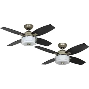 Hunter Central Park Ventilateur de plafond avec lumière style étain Renaissance antique E27, 14 W, 107 cm pas cher