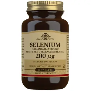 Solgar Selenio 200 µg 50 comprimidos pas cher