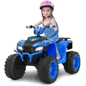 COSTWAY 24V Quad Électrique Enfant avec Musique & Lumières LED, Voitur...Vendu parcdiscount