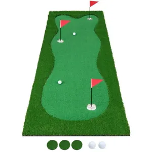 COSTWAY Tapis de Putting de Golf Poratble 300 x 100 cm-Pelouse Artific...Vendu parcdiscount