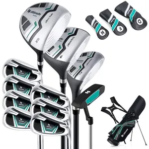 COSTWAY Set de Golf 11 Clubs-Droitier Hommes-Driver,Bois de Parcours,H...Vendu parcdiscount