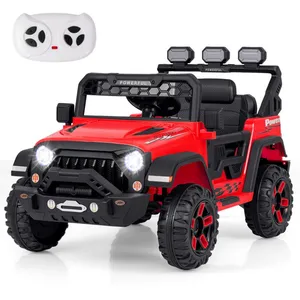 COSTWAY 12V Voiture Électrique Enfant avec Télécommande 2,4G, Véhicule...
