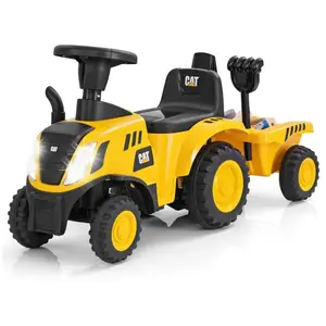 Tracteur pour Enfants 18 Mois-3 Ans COSTWAY Licence Caterpillar, Pied ... pas cher