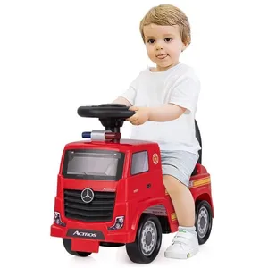 COSTWAY Mercedes-Benz Camion de Pompier Porteur Enfant avec Voyant d'A... pas cher