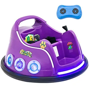 COSTWAY 12V Auto Tamponneuse Électrique Enfants avec Télécommande 2,4G...Vendu parcdiscount