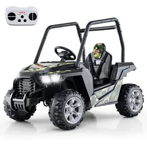 GOPLUS Voiture Electrique 24 V pour Enfants 3-8Ans avec 3 Vitesses Rég... pas cher
