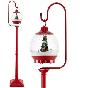 COSTWAY Lampadaire Musical de Noël de 173 cm pas cher