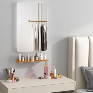 COSTWAY Miroir LED Salle de Bain 70 x 50 cm, 3000-6000k, Luminosité Ré... pas cher