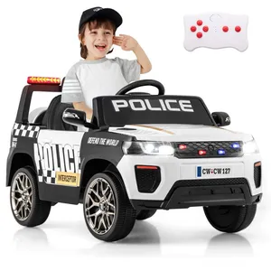 COSTWAY 12V Voiture Électrique Enfant avec Télécommande 2,4G, Musique ... pas cher