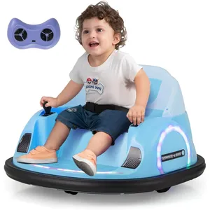 COSTWAY Costway 12v Auto Tamponneuse Electrique Pour Enfants, Connexio...Vendu parcdiscount