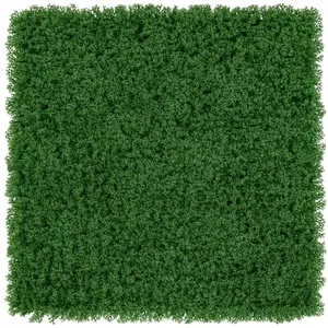 COSTWAY Haie Artificielle 50,5 x 50,5 cm, 12 Panneaux de Feuillage Muraux en Gazon Intérieure et Extérieure pour Jardin Cour Balcon pas cher