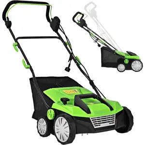 RELAX4LIFE Scarificateur Électrique 2 en 1, 1800 W, Sac de Collecte de...