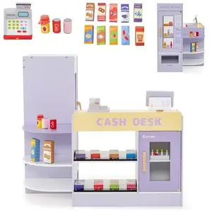 Marchande Enfants COSTWAY 13 Accessoires, Distributeur Automatique, Ép... pas cher