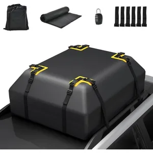 GOPLUS Coffre de Toit Voiture 400L-Sac de Toit Étanche pour Voitures-6...Vendu parcdiscount