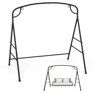 Portique Balançoire Extérieur -DREAMADE - Cadre Métallique - Anneaux d...Vendu parcdiscount