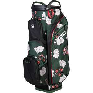 OGIO All Elements Silencer Waterproof Cartbag 2026 - Groen Rood Wit pas cher