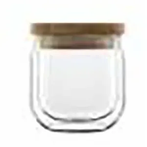 Luigi Bormioli Stapelbare Bowl in Borosilicaatglas met Bamboe Deksel 3...