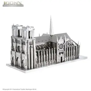 Fascinations Non communiqué Metal earth Iconx Notre Dame de Paris - Bouwpakket pas cher