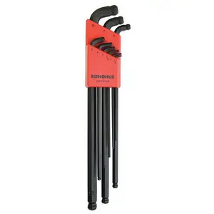 Comparateur de prix : Bondhus Inbussleutelset Lang met Bal & Korte Arm (9-delig)