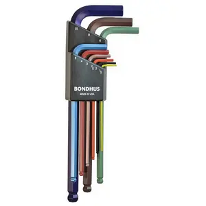 Comparateur de prix : Starrett Bondhus Jeu De Clés Allen Colorguard 1.5-10 Mm 9 Pièces