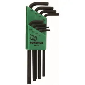 Bondhus 31834 Haakse Torxsleutelset T9-T40 lang pas cher