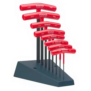 Starrett 13389 Jeux de cles en t metrique, Rouge pas cher