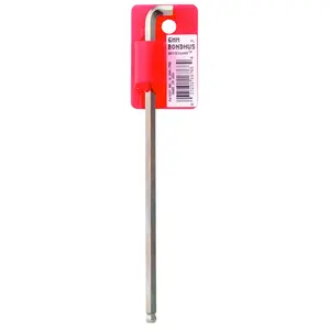 Stubby BriteGuard Clé d'angle à bille extra longue en métrique 2,5 mm Bondhus 16754 pas cher