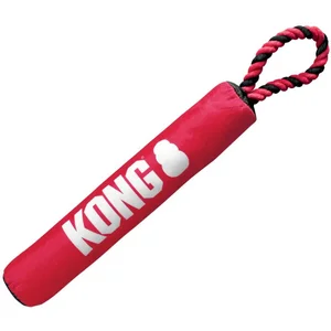 Kong signature stick met touw rood / zwart - Default Title pas cher