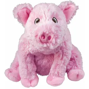 Kong Comfort Kiddos Pig - Hondenspeelgoed - Roze Small pas cher