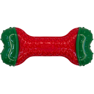 Jouet KONG Holiday CoreStrength Os pour chien - taille M/L : env. L 17,8 x l 7,6 x H 3,8 cm pas cher