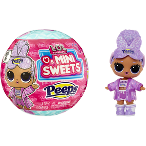 L.O.L. Surprise! Loves PEEPS - 7,6 cm - Cozy Bunny - Minipop pas cher