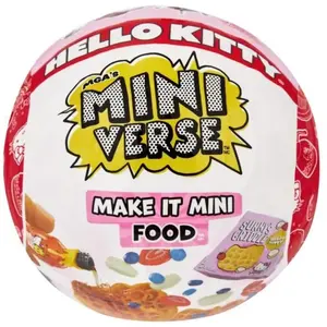 L.O.L. SURPRISE! MGA Miniverse - Hello Kitty - Jeu Créatif - Boissons ou nourriture - Loisirs créatif et décoratif en résine - Non Comestible - 8 ans pas cher