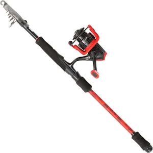 Abu Garcia - Telescoophengel + Molen - Max X 2.40m - 10-30gr - Werphengelset pas cher