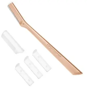 Tweezerman, Rasoir, - Retail Facial Razor - Rose Gold - 1 pas cher