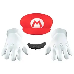Comparateur de prix : Accessoire déguisement vendu seul - Set accessoires Mario Adulte