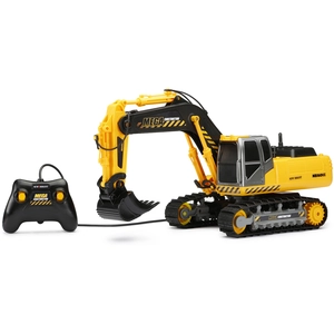 CAT Excavatrice filoguidée - NEW BRIGHT - EXCAVATRICE - Jaune - Intérieur - 3 ans et plus pas cher