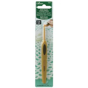 Clover Soft Touch haaknaald 3,0mm