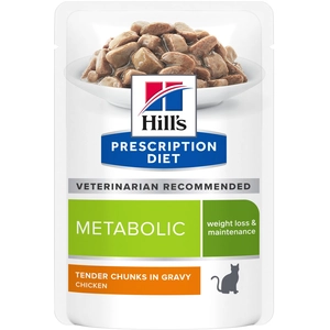 Hills Hill's Presciption Diet Metabolic Feline with Chicken | 12 x 85 g pas cher