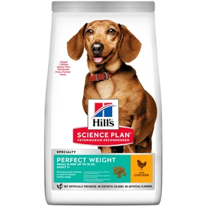 Comparateur de prix : 6kg Adult 1+ Perfect Weight Small & Mini poulet Hill's Science Plan - Croquettes pour chien