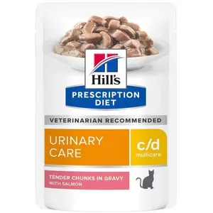 24x85g c/d Multicare Urinary Care, saumon Hill's Prescription Diet - P... pas cher