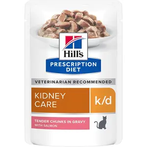 Comparateur de prix : Hill's Prescription Diet k/d Feline au Saumon | 12 x 85 g